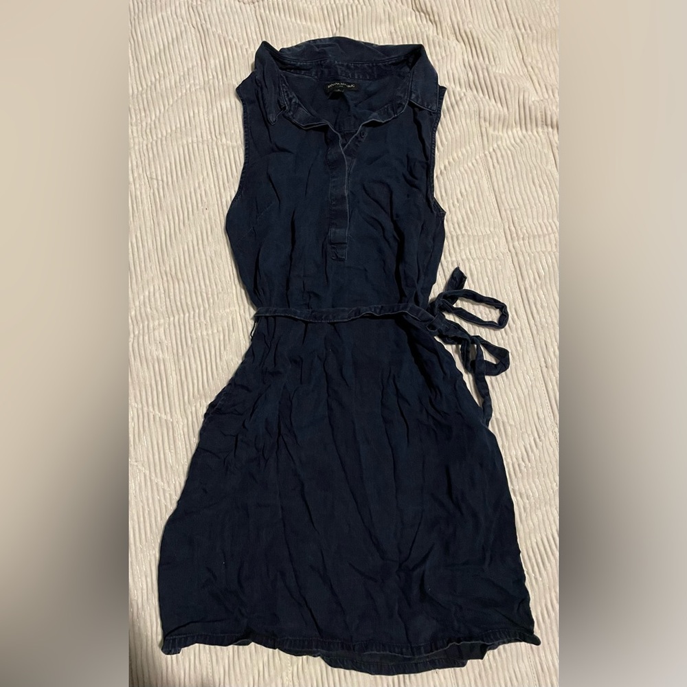 Banana republic a line collared Jean dress